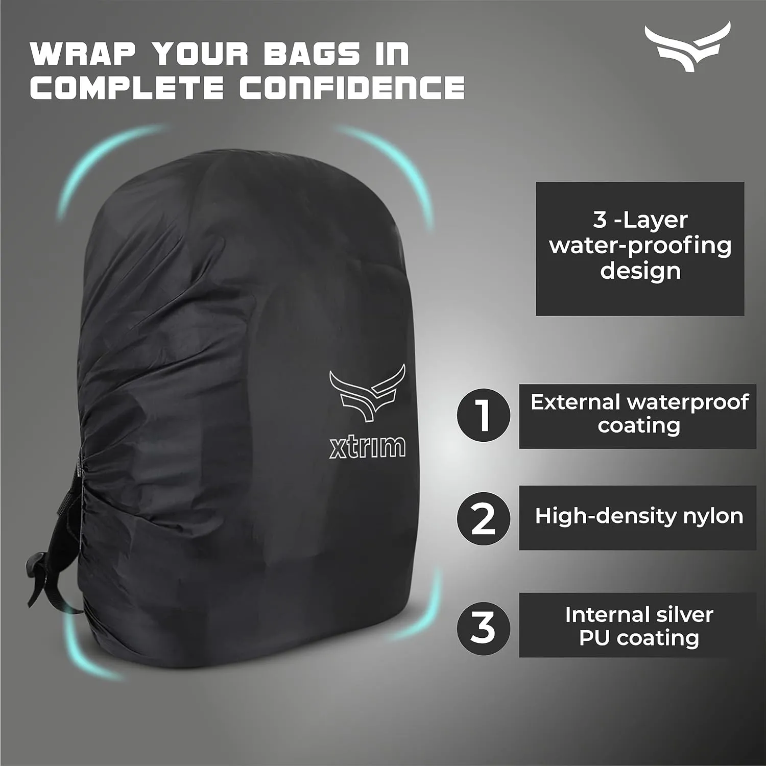 100% Gym Gloves for Men and Women   Rain & Dust Proof Protector for 30L to 40L Backpacks ( BUY 1 GET 1 FREE )