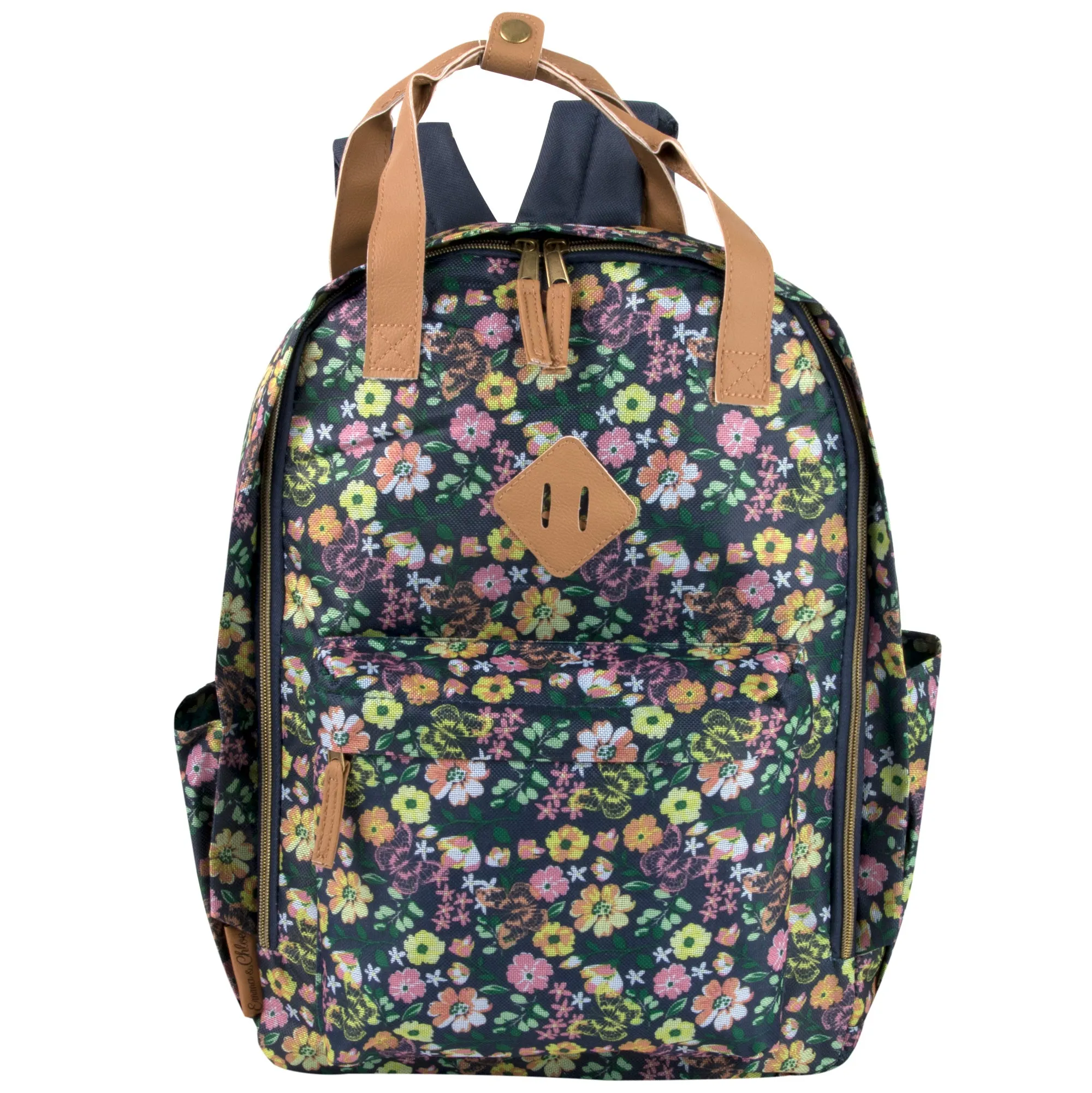 17 Inch Kids Floral Print Backpack