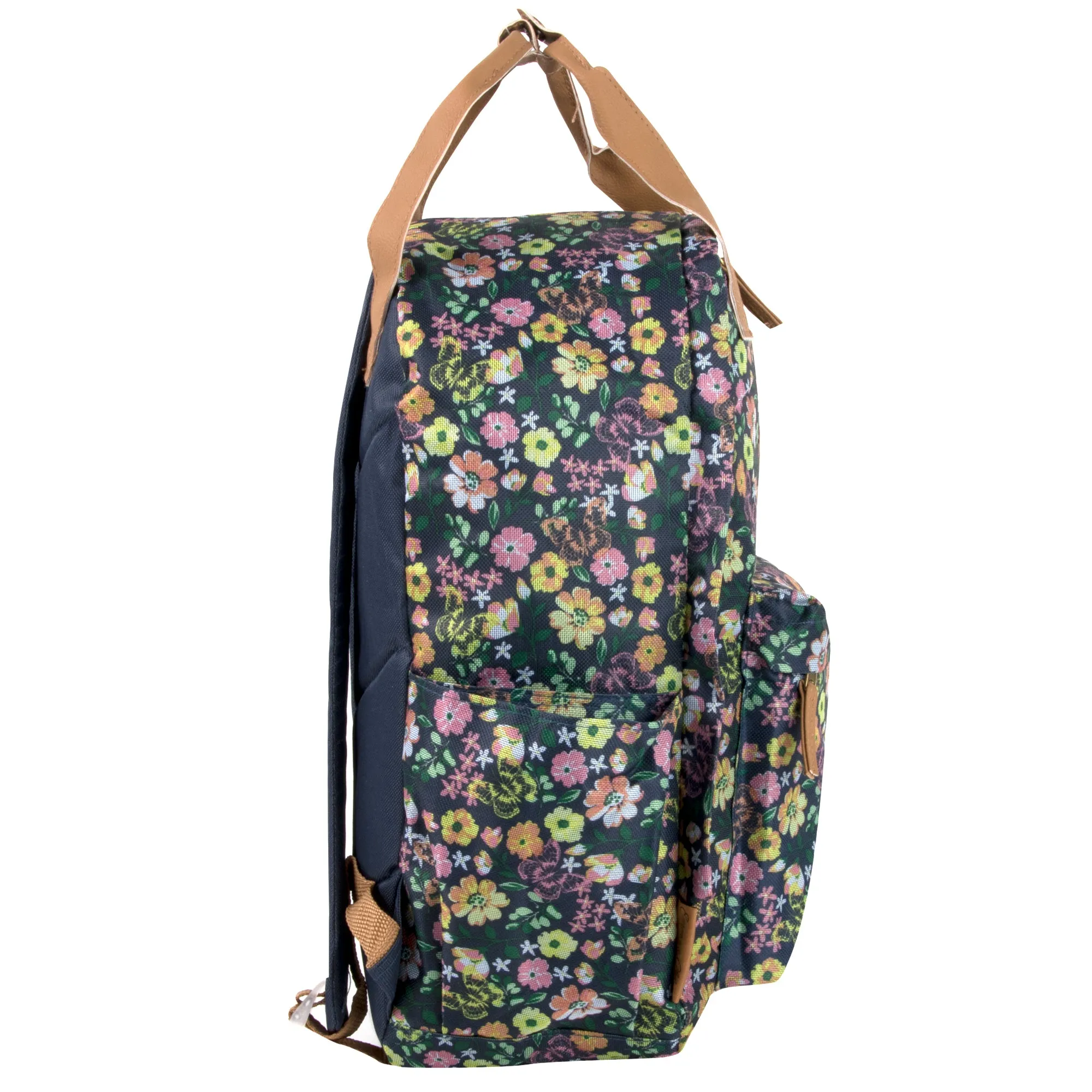 17 Inch Kids Floral Print Backpack
