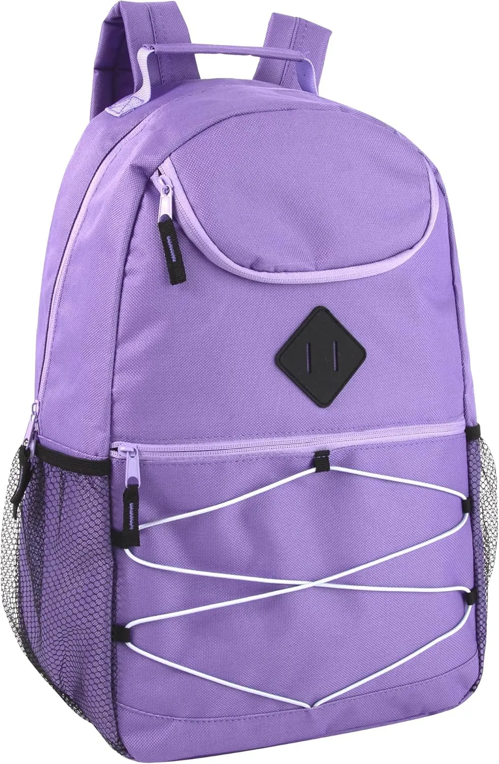(24 Pack) 18 Inch Heavy Duty Bulk Multi Pocket Bungee Backpacks for College, Homeless, Men, Women (Female Colors Pack)