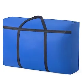 2PK Heavy Duty Moving Bags, Large Storage Bags, Dorm Room Essentials for College Students Girls, Moving Supplies & Boxes, Storage Containers/Bins, Moving Totes for Camping, Duffle Bag for Travel, Blue