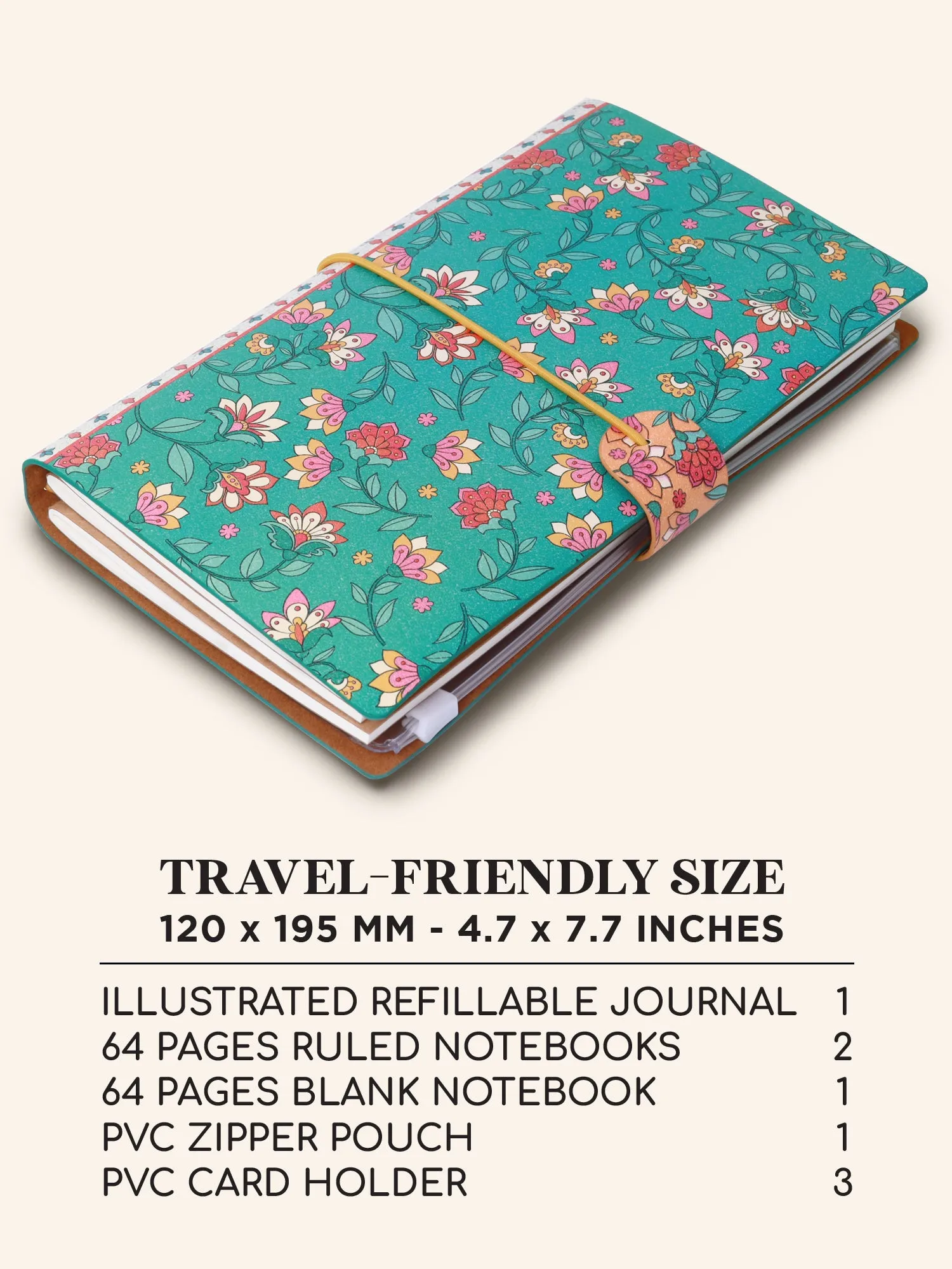 A5 Refillable Travel Journal - Ethnic Essence