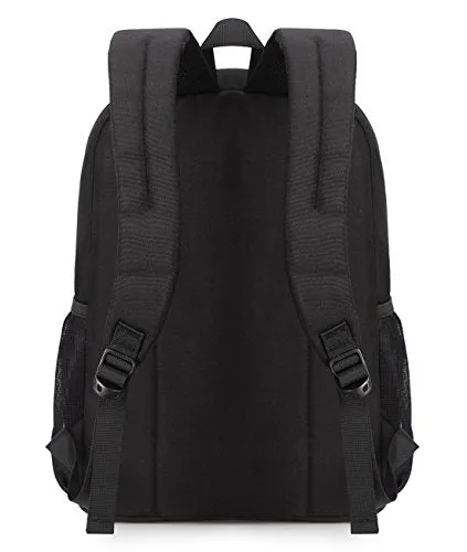 abshoo Girls Solid Color Backpack For College Women Water Resistant School Bag (Red)