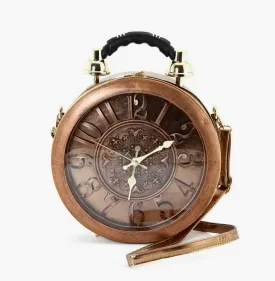Antique Clock Crossbody Bag