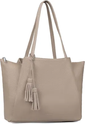 befen Genuine Leather Tote Bag for Women Work, Womens Laptop Tote Bags Shoulder Purses Totes with Compartments Handbags
