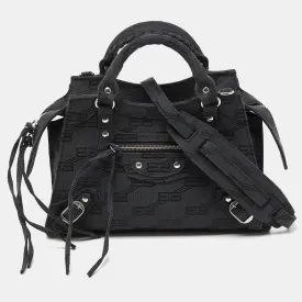 Black BB Monogram Canvas XS Neo Cagole Bag
