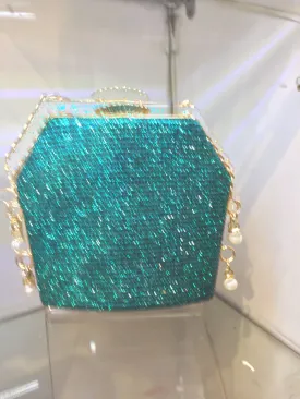 blue Fancy Clutch for women