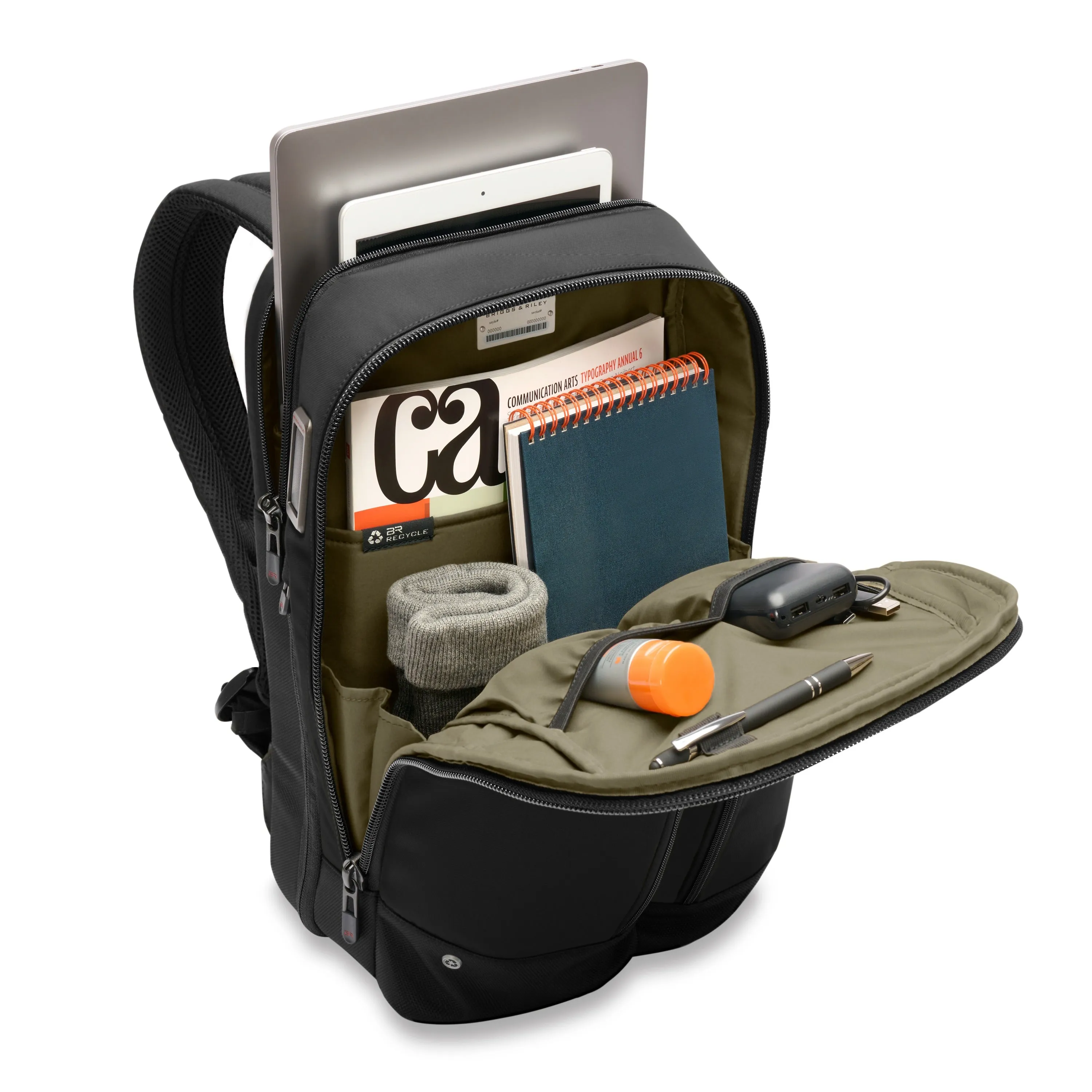 Briggs and Riley HTA Medium Expandable Laptop Backpack with RFID- AK123X