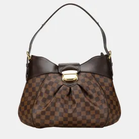 Brown Damier Ebene Sistina MM