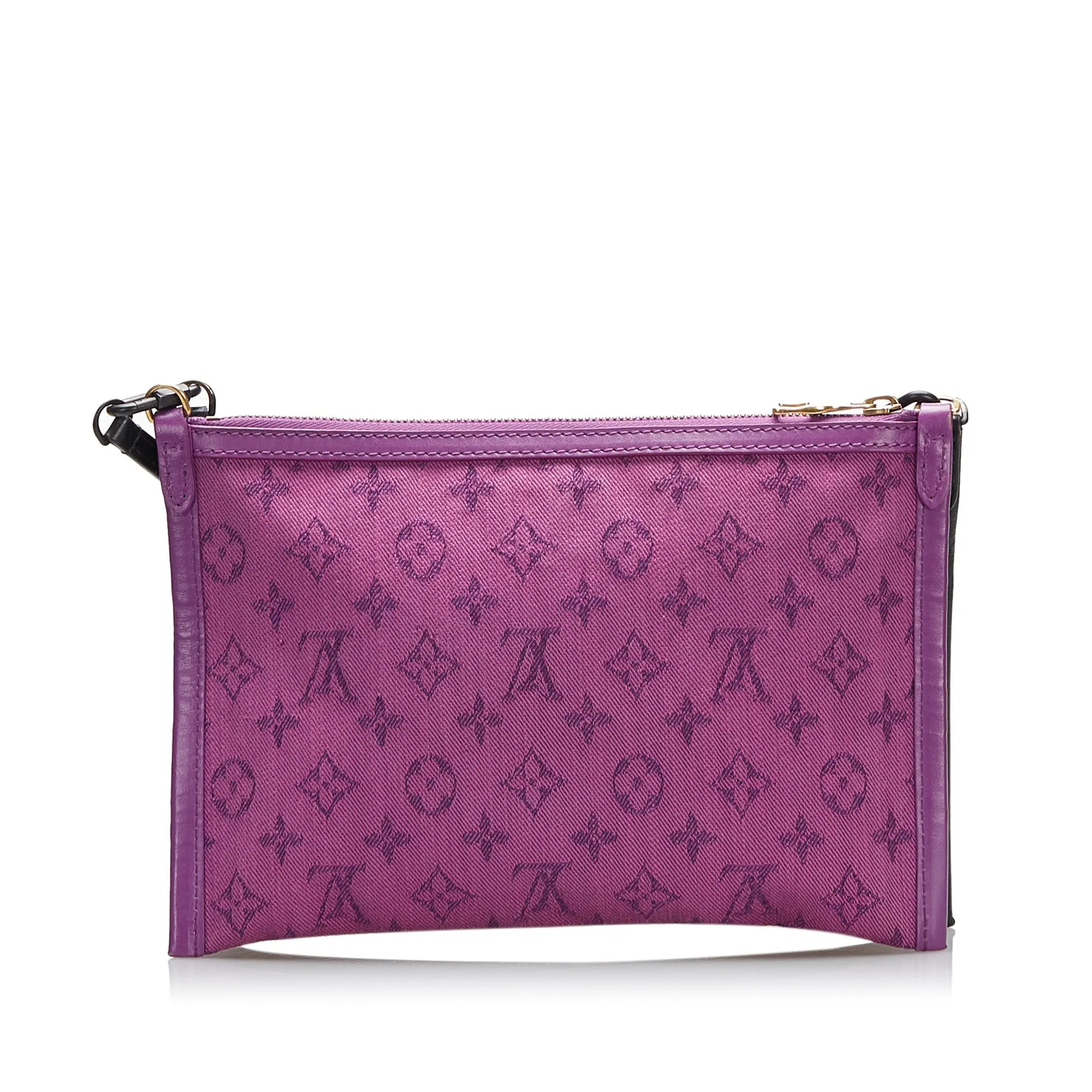 Brown Louis Vuitton Monogram Double Flat Messenger