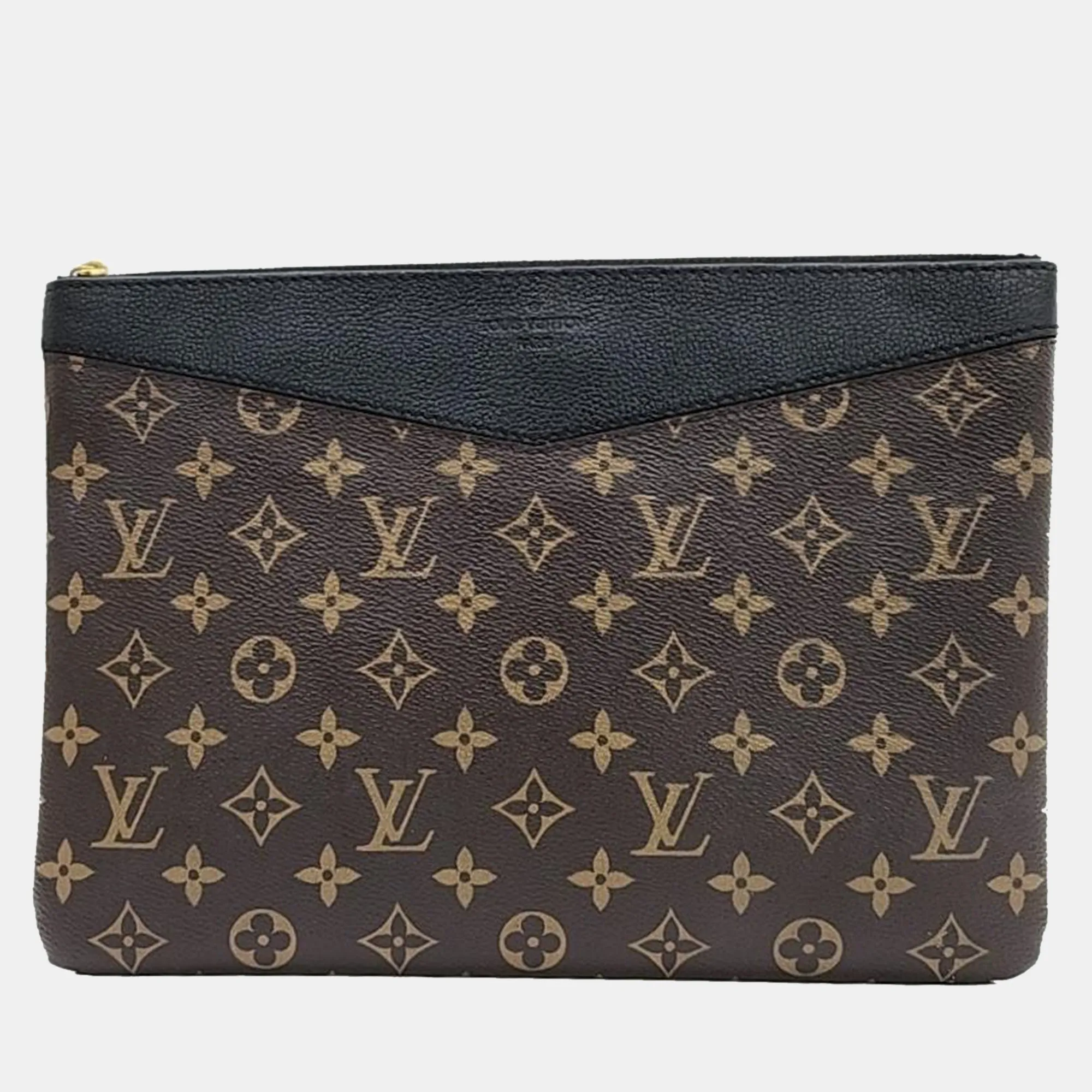 Brown Monogram Canvas Daily Clutch