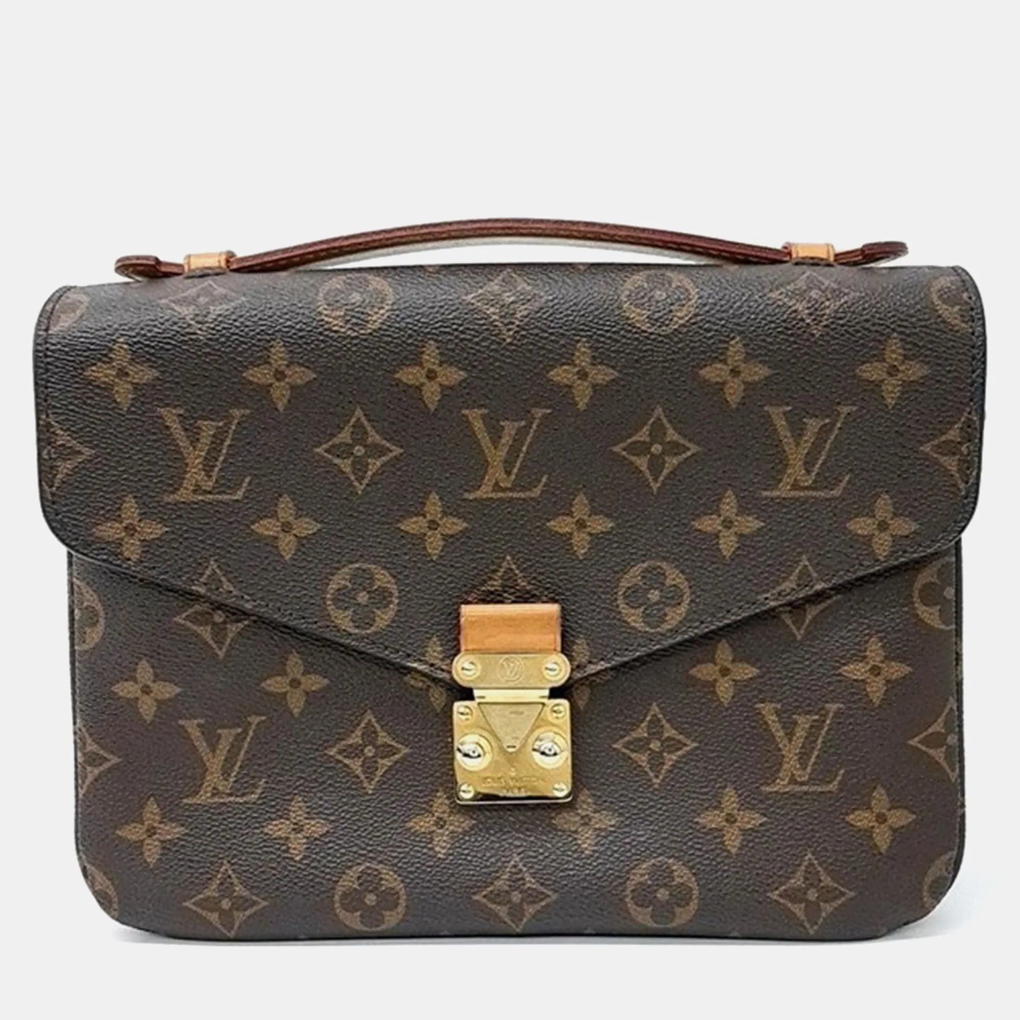 Brown Monogram Canvas Metis Shoulder Bag