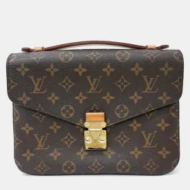 Brown Monogram Canvas Metis Shoulder Bag