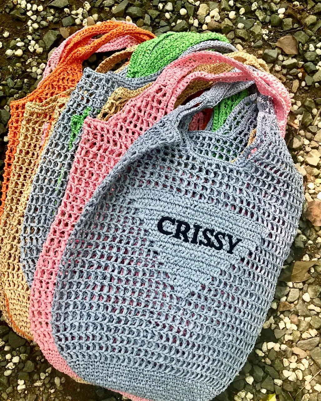 Bucket Raffia Bag