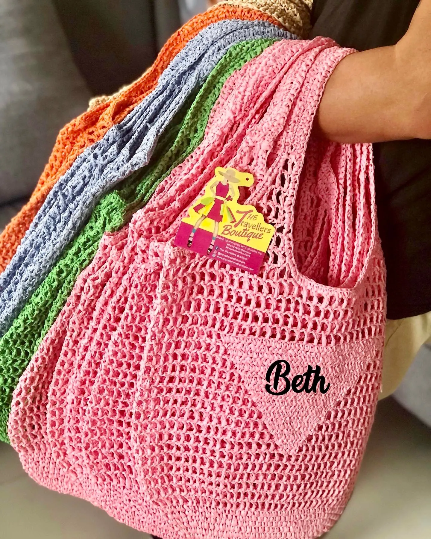 Bucket Raffia Bag