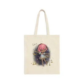 Canvas Tote Bag, Zodiac, Libra