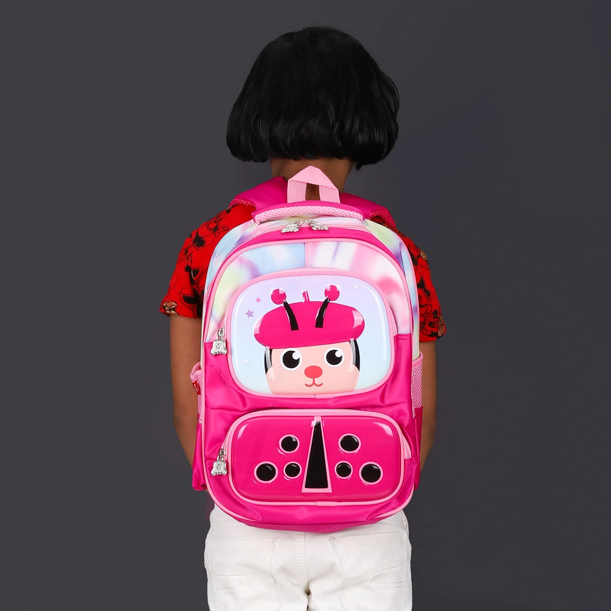 Casual Backpack - Lightweight, Comfortable Design | School & Daypack | 13.6 Litres | Magenta