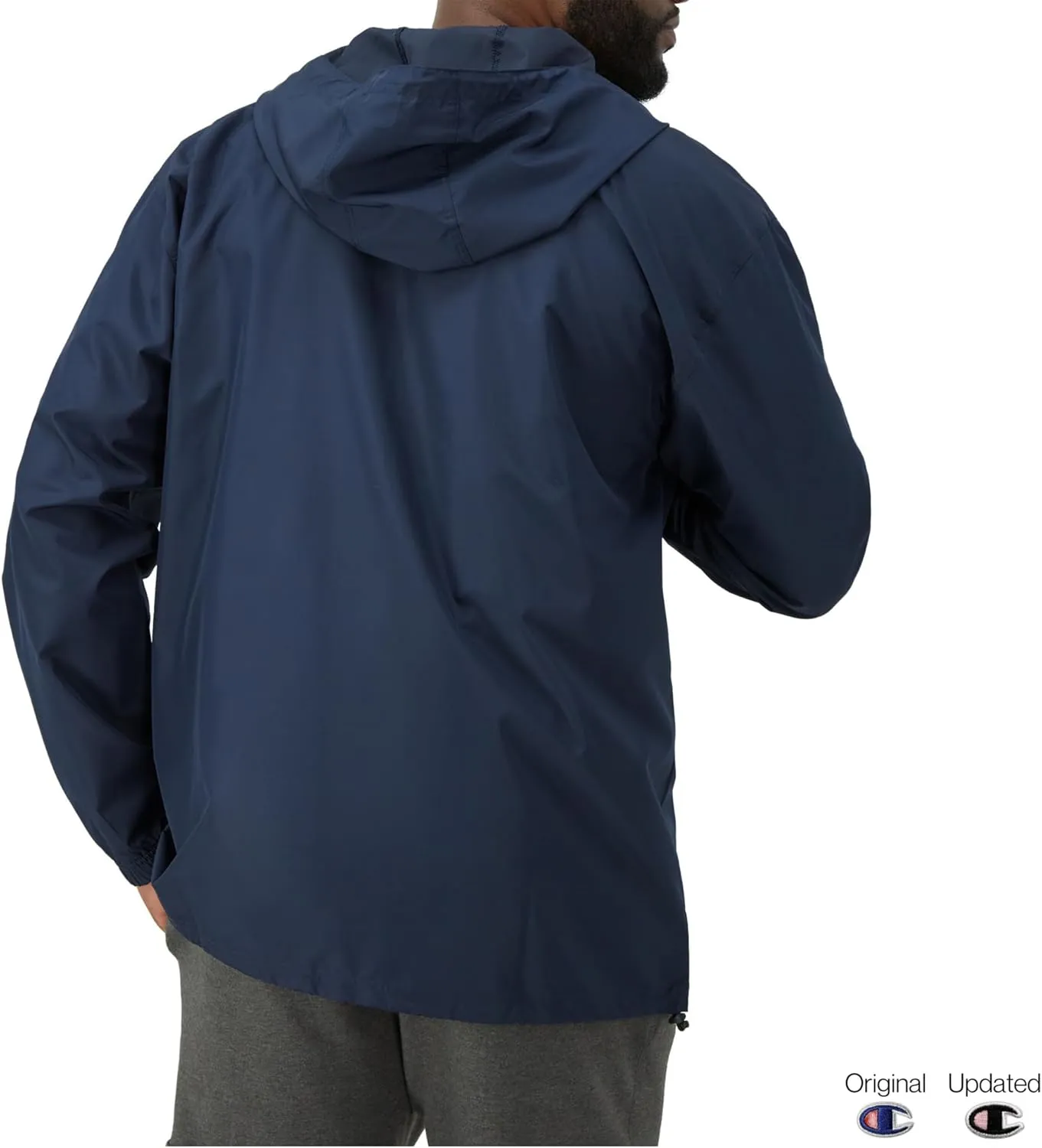 Champion Men's Jacket, Stadium Packable Wind and Water Resistant Jacket (Reg. Or Big & Tall)
