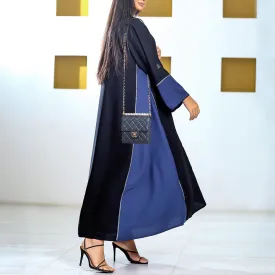 CHANEL Navy Blue Quilted Leather Chic Pearls Flap Bag