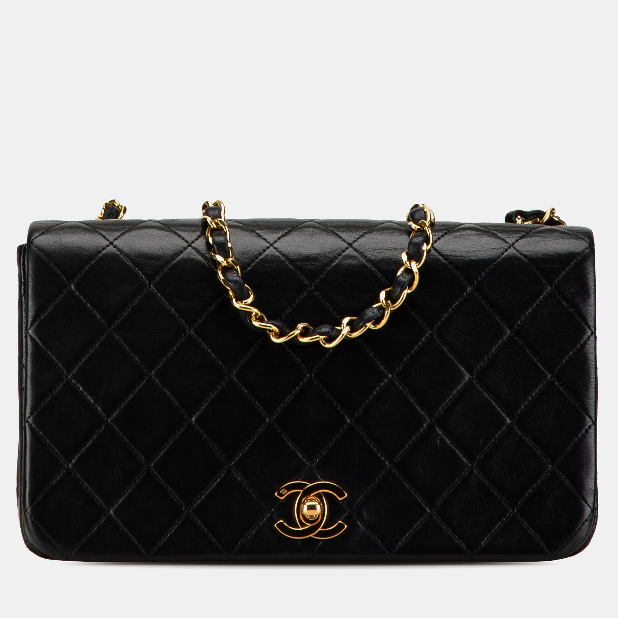 ChanelCC Quilted Lambskin Full Flap Bag