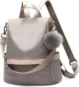 CHERUTY Women Backpack Purse Nylon Anti-theft Fashion Casual Lightweight Travel Shoulder Bag