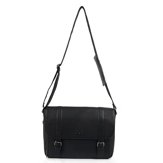 CIMONI® Premium Genuine Leather Messenger Bag Stylish Trendy Office Briefcase Laptop Bag College Crossbody School Handheld Business Bag For Men