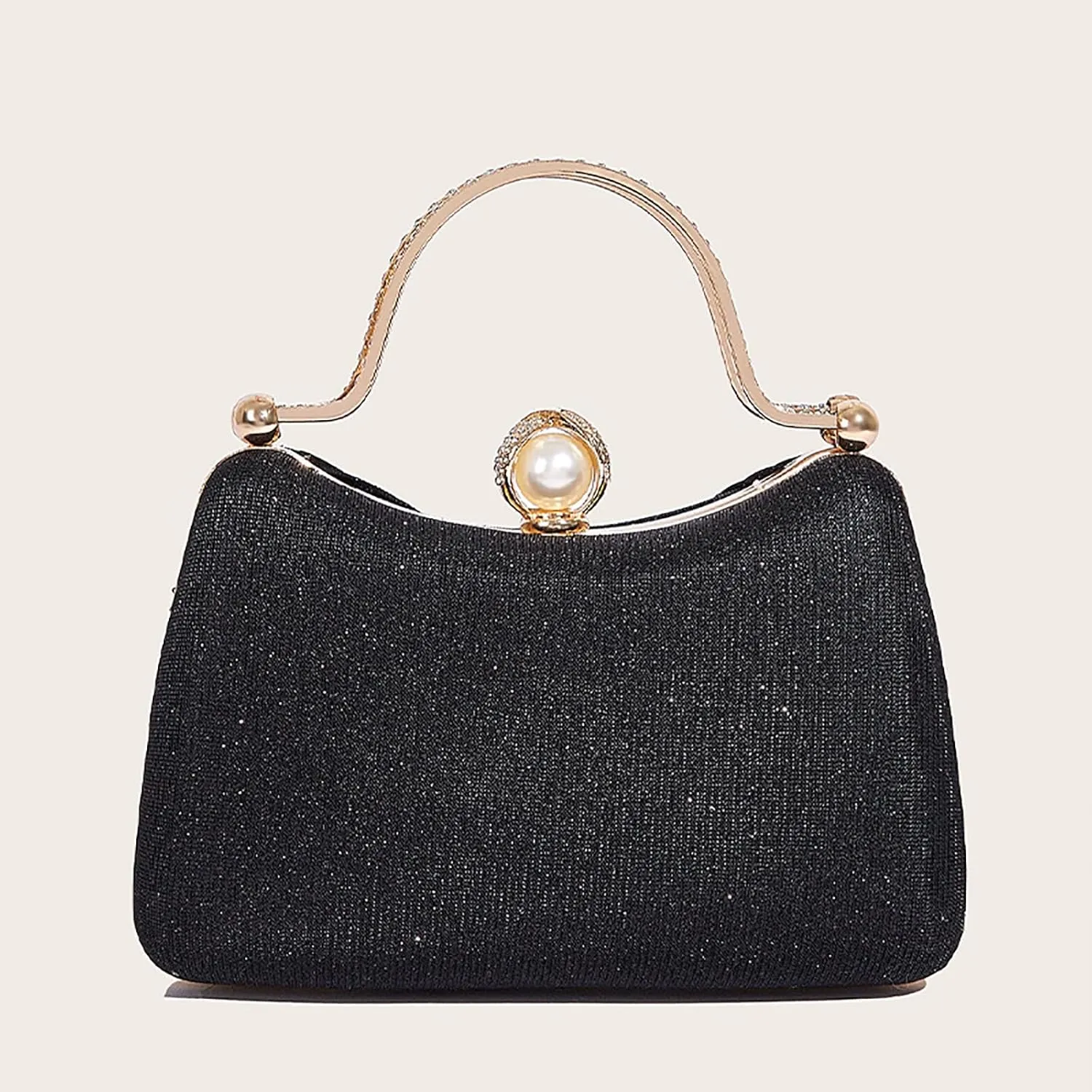 Clutch Purses for Women Handbags Shiny Sequin Wedding Silver Cross Body Purses with Chain,Wedding Prom Party Club