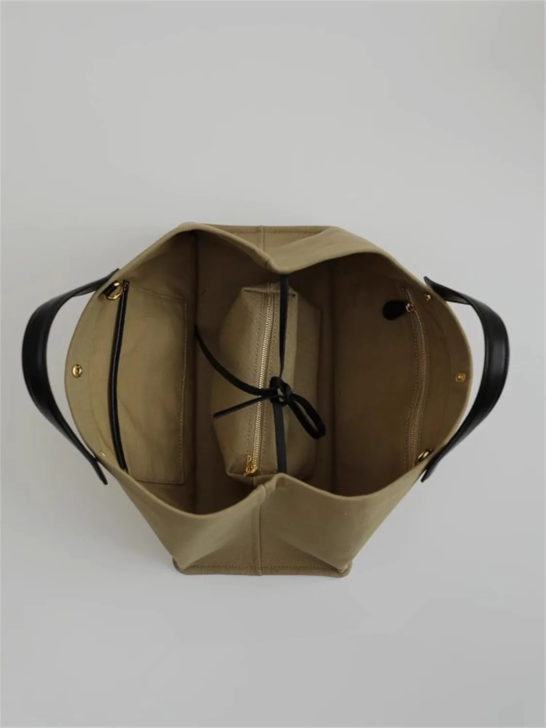 Commuting Bags -Women's Canvas Patchwork Handbag Large Shopping Casual Solid Color Tote Bag