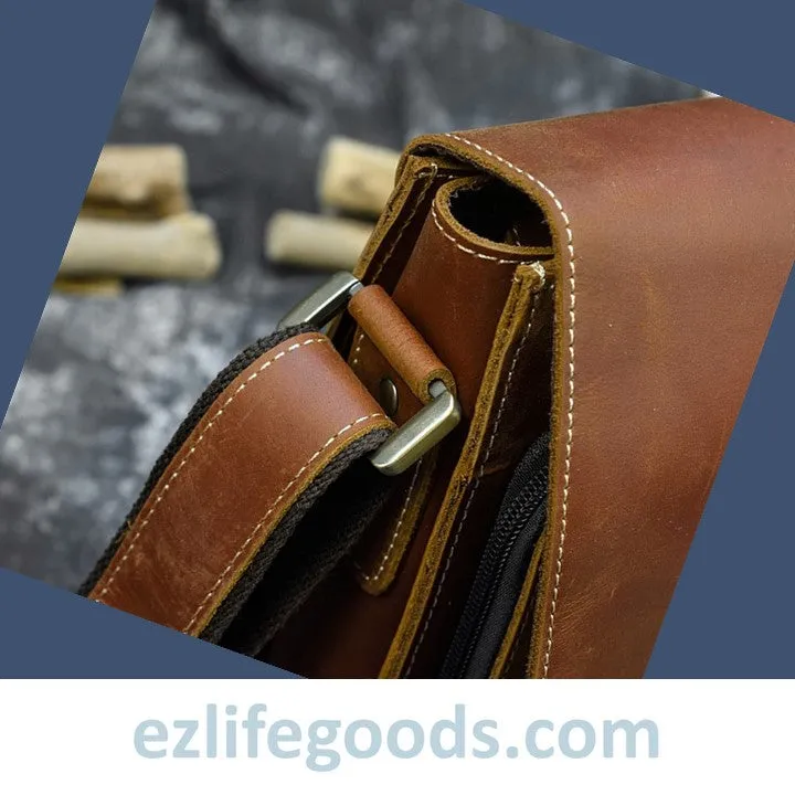 Crazy Horse Leather Crossbody /Shoulder Bag for Men