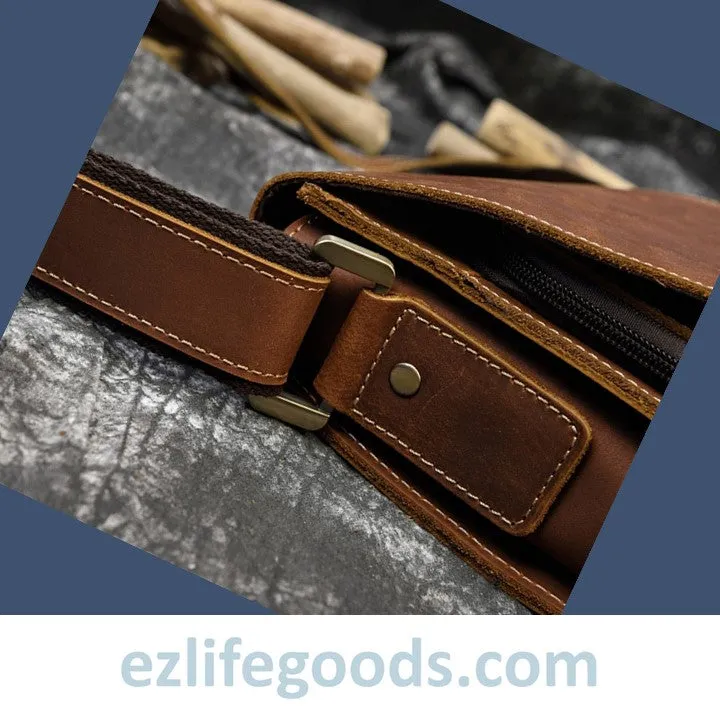Crazy Horse Leather Crossbody /Shoulder Bag for Men