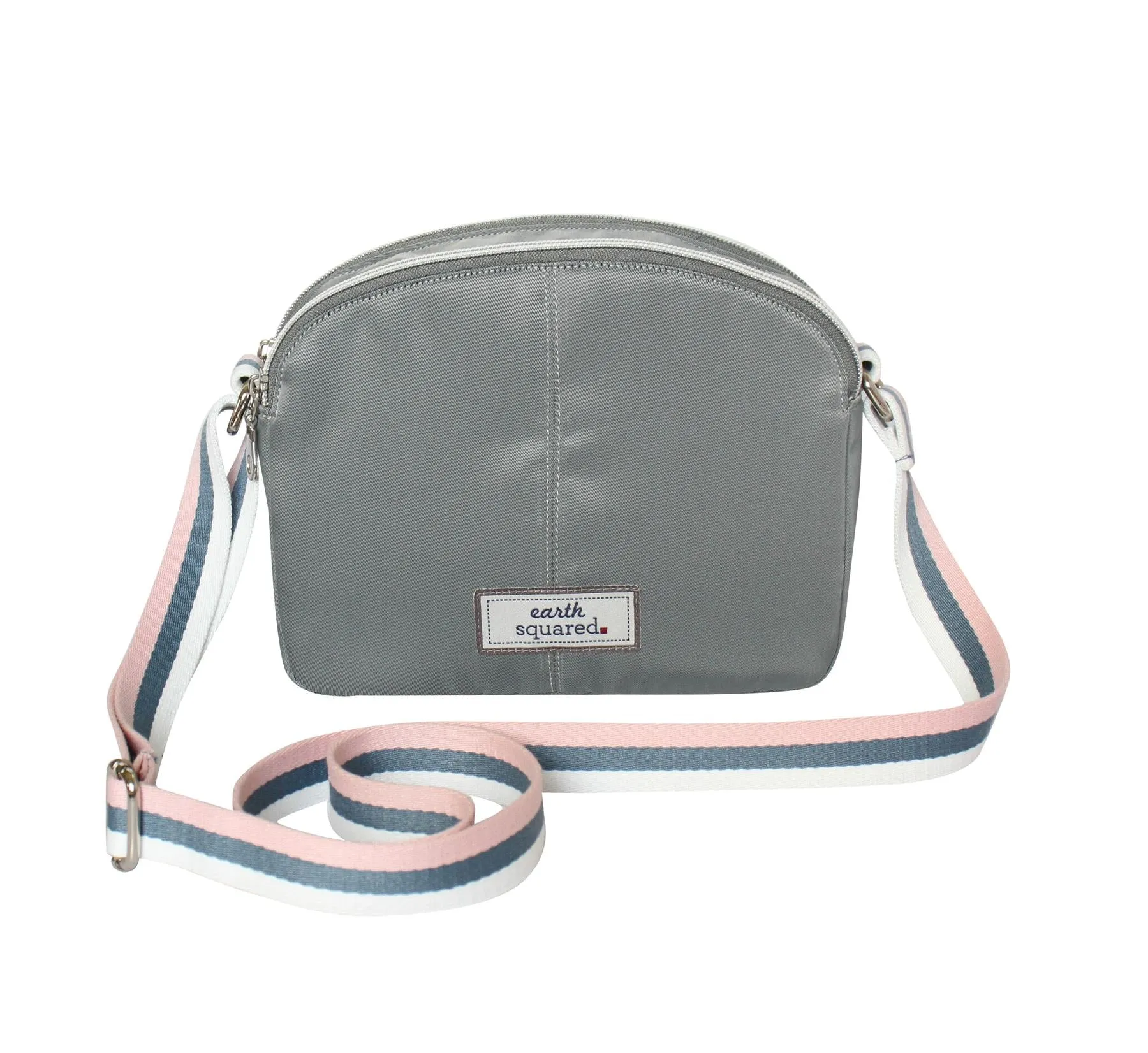 Earth Squared - Voyage Half Moon Messenger Bag - Grey - 21x16x5cms