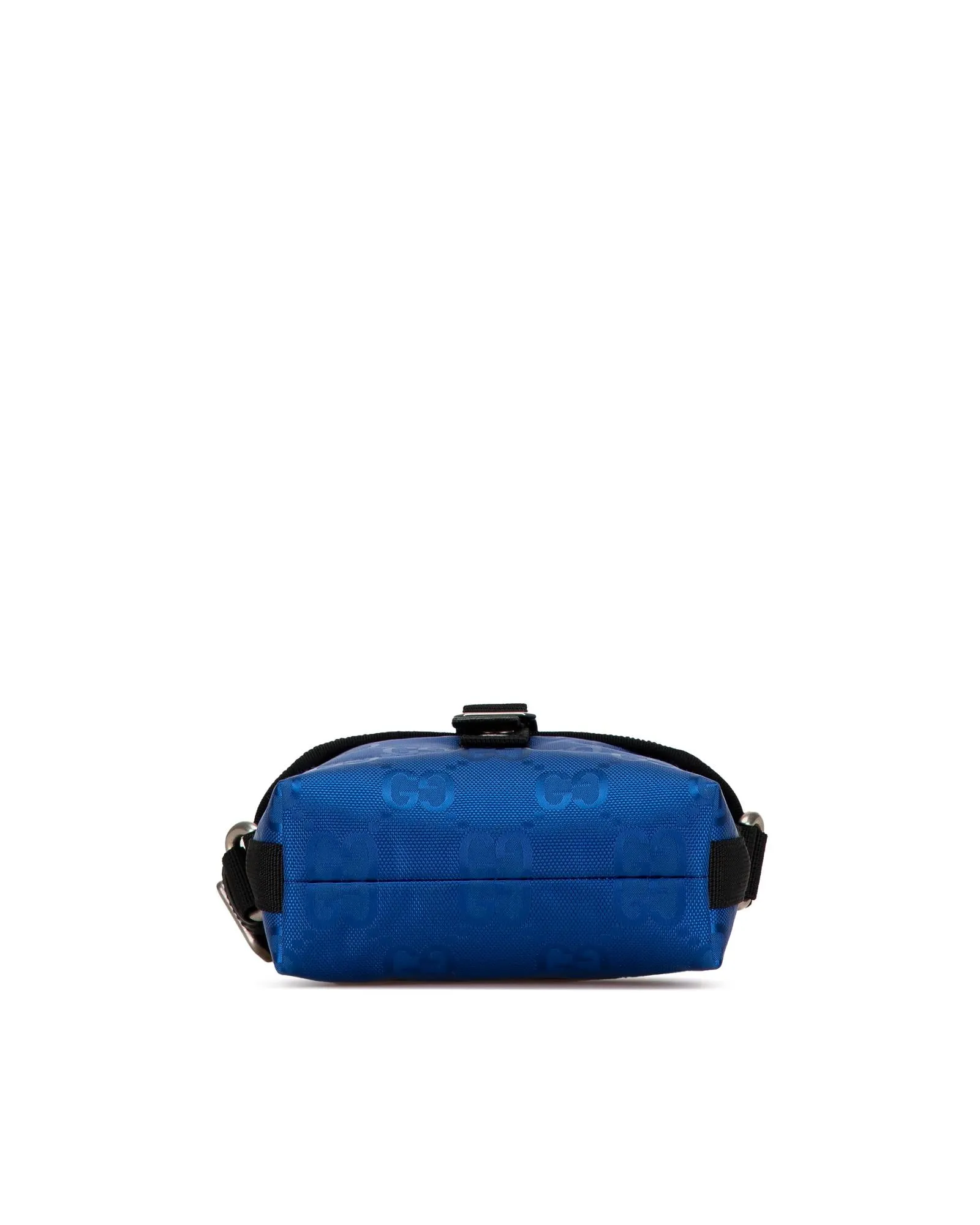 Eco-Friendly Nylon Messenger Bag with Flat Shoulder Strap and Snap Button Flap Closure