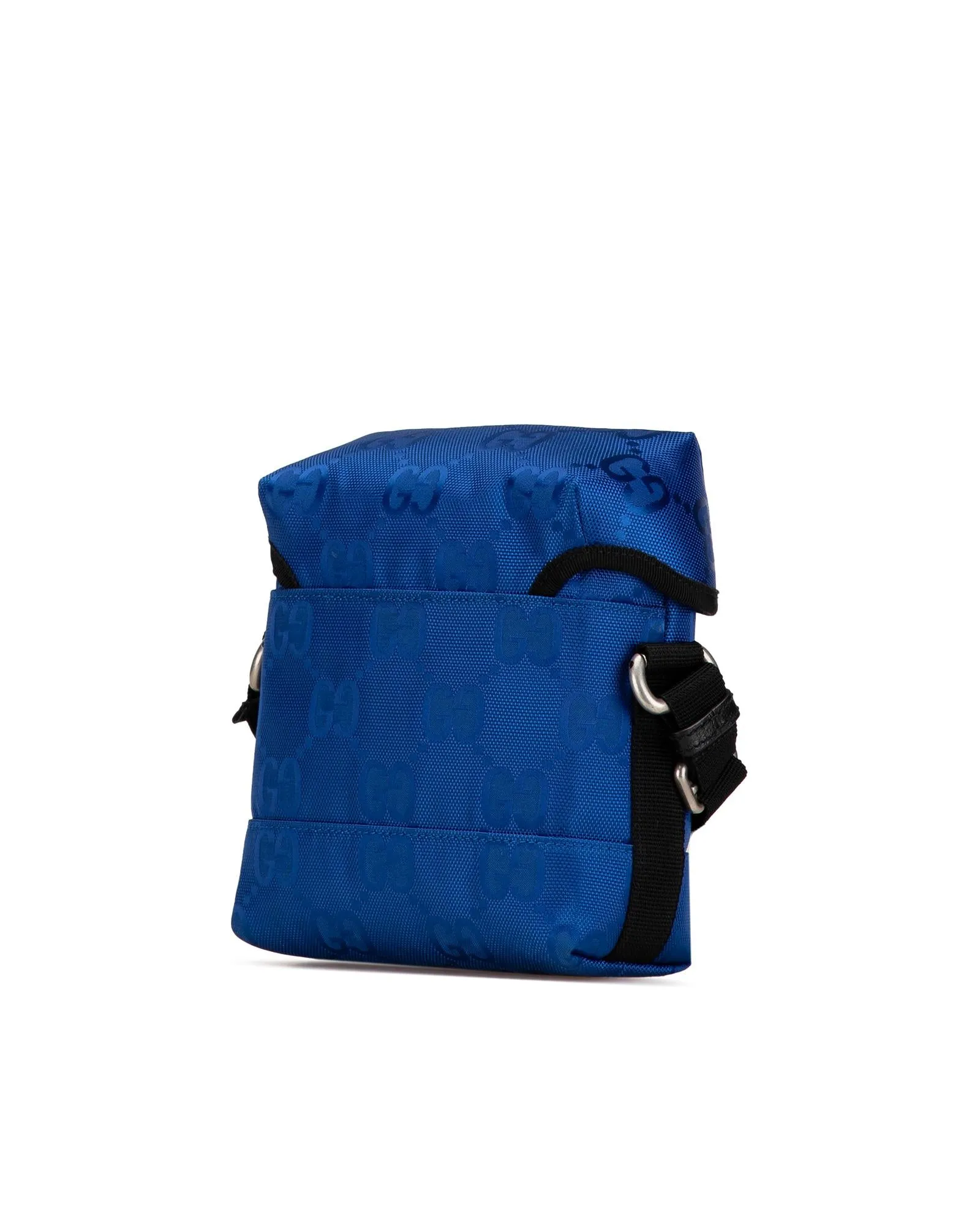 Eco-Friendly Nylon Messenger Bag with Flat Shoulder Strap and Snap Button Flap Closure
