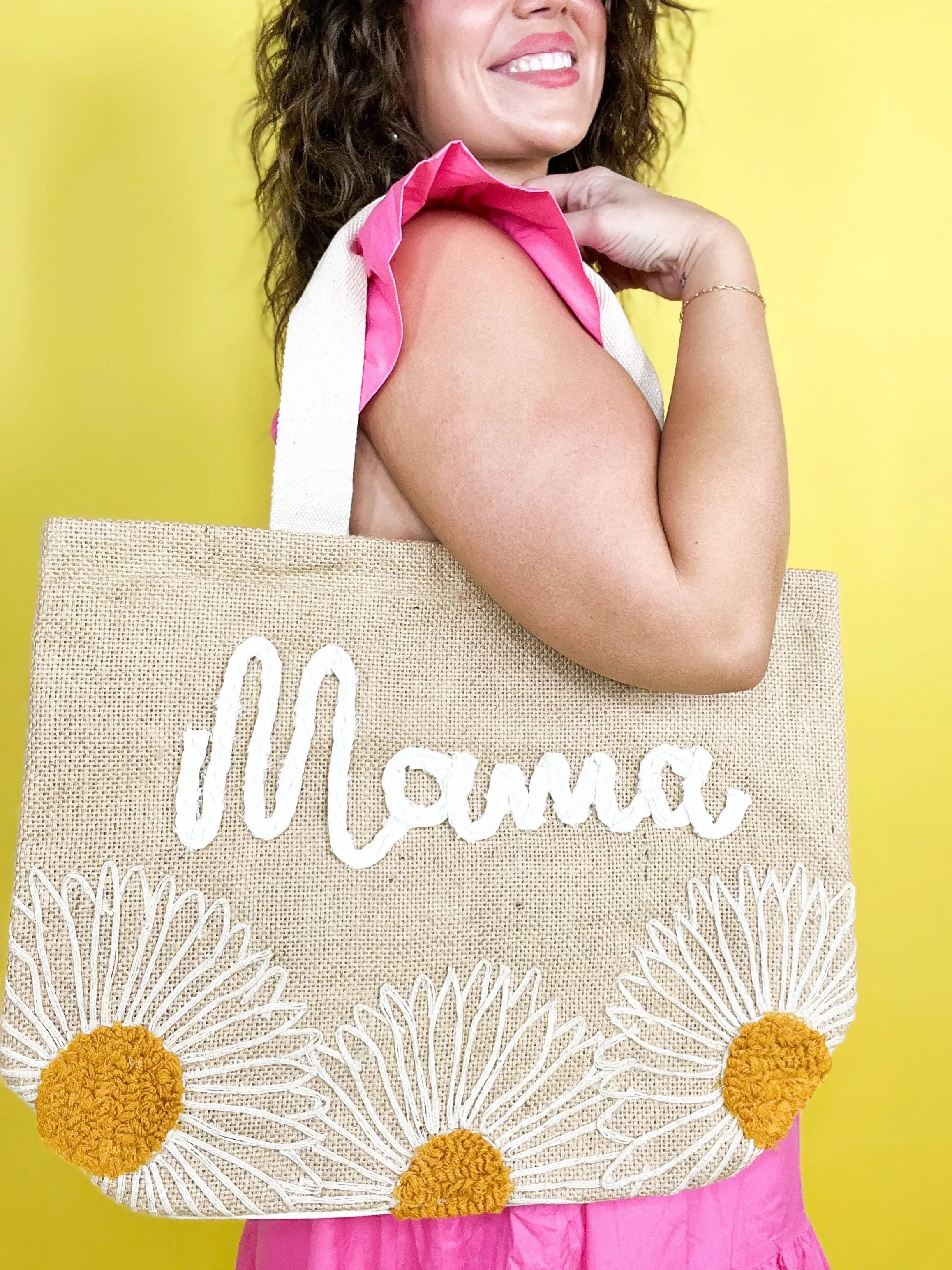 Embroidered Tote Bag