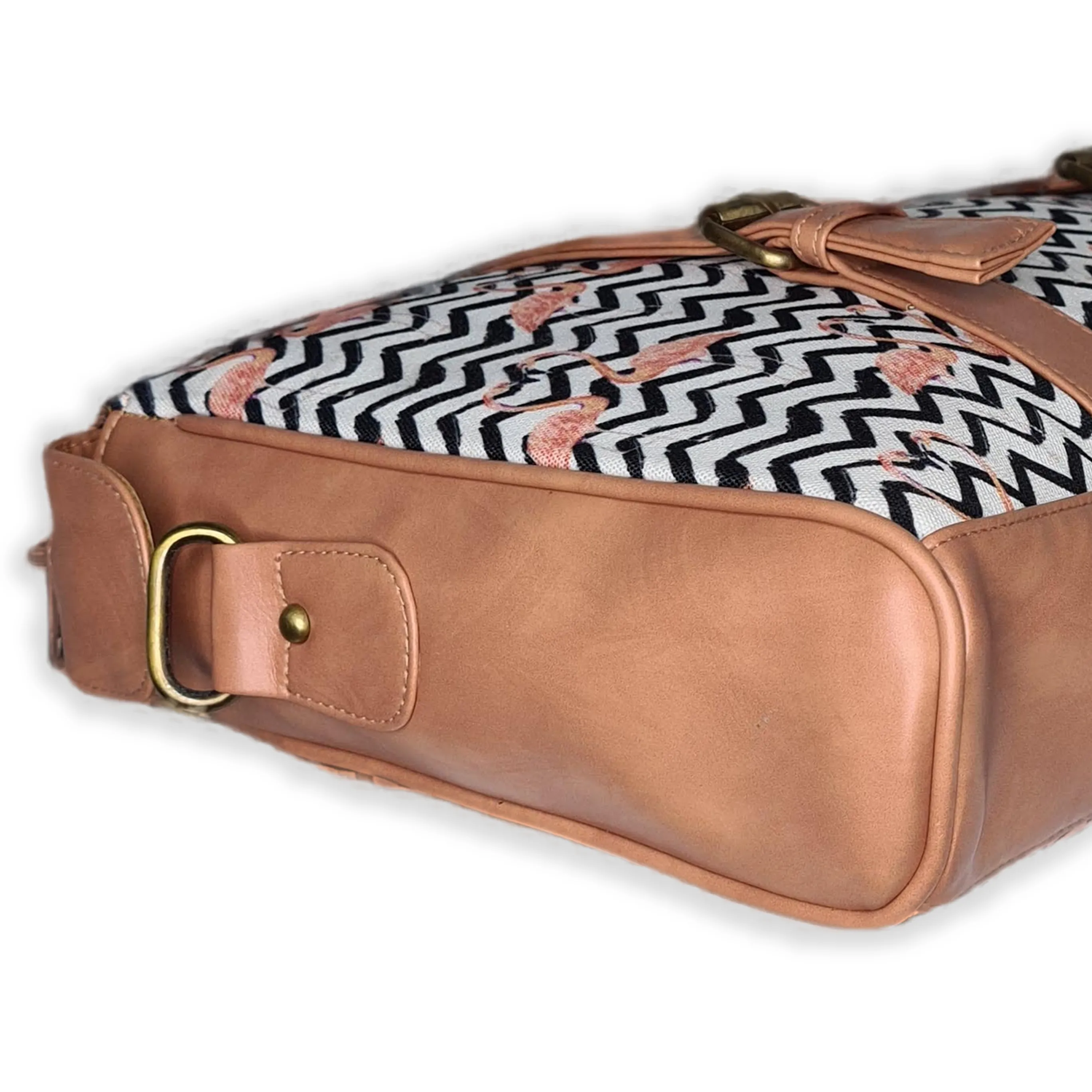 Enigma Laptop Messenger Bag - Flamingo