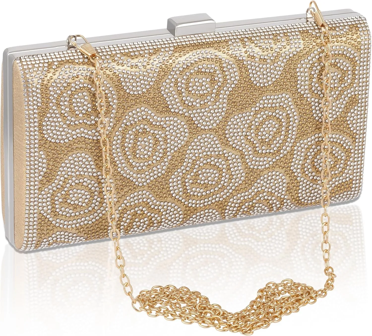 Evening Clutch Pearl Purse for Women, Party Clutches Bag Wedding Formal Handbags