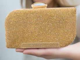 Golden Fancy Clutch for women