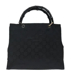 Gucci Bamboo  Canvas Tote Bag ()
