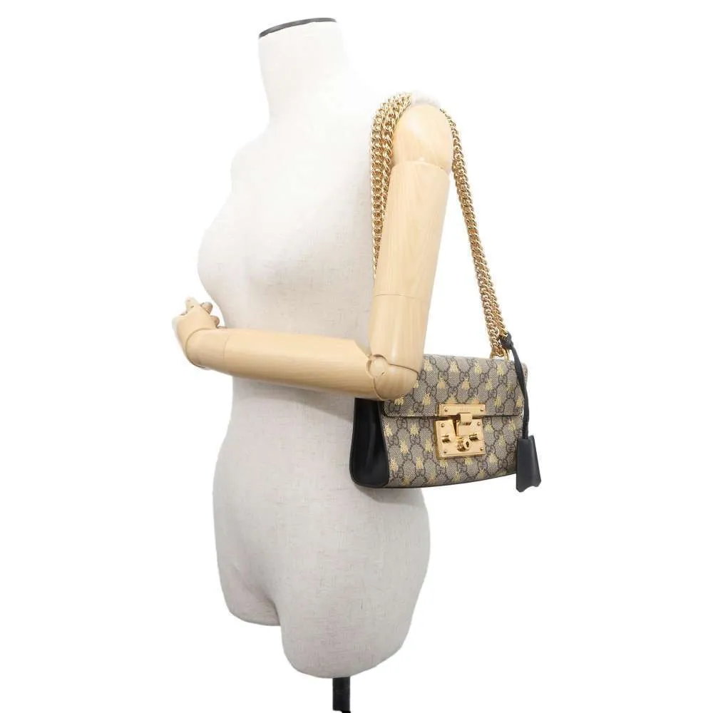 Gucci Gg Supreme Padlock Chainshoulder
