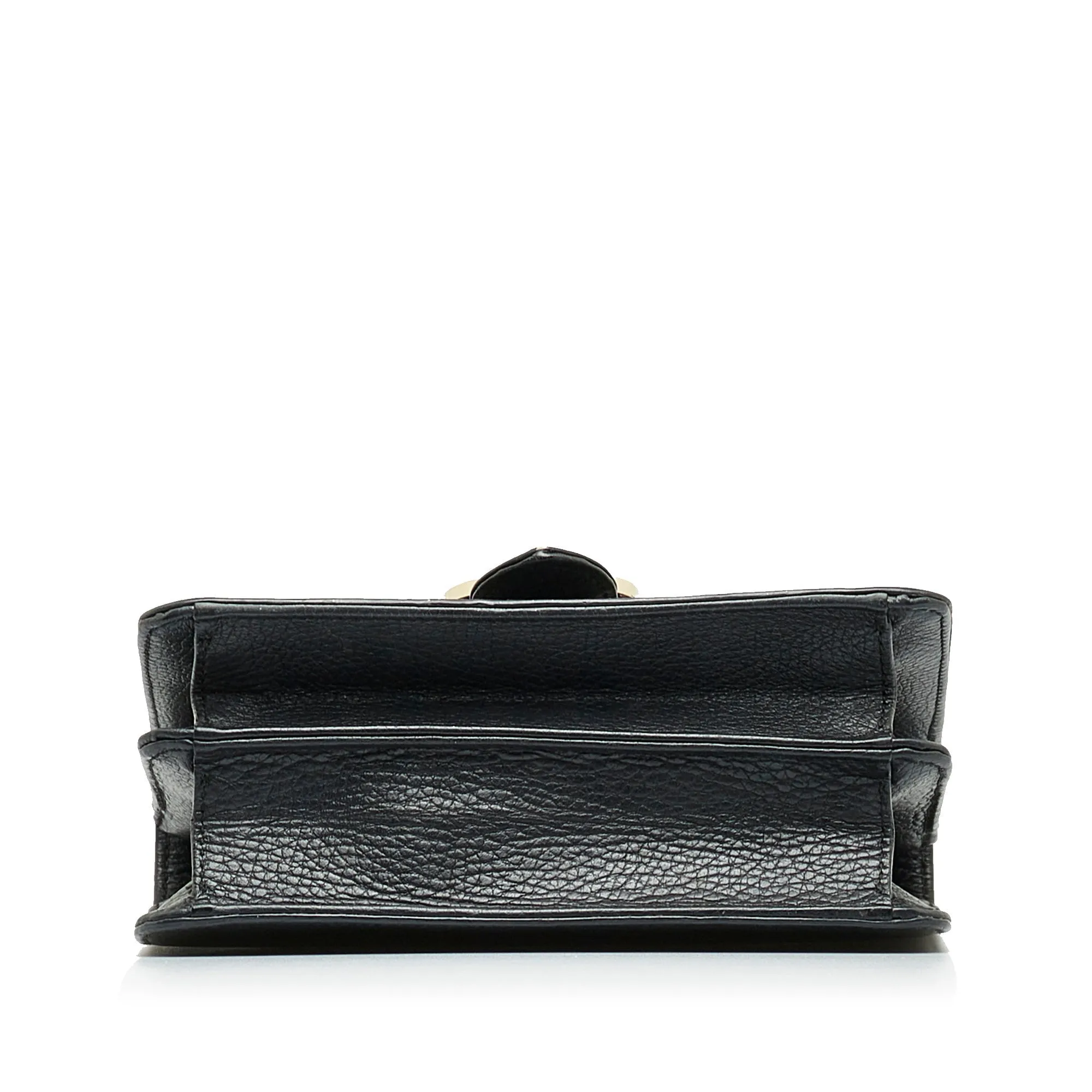 Gucci Interlocking G Black Dollar Calfskin