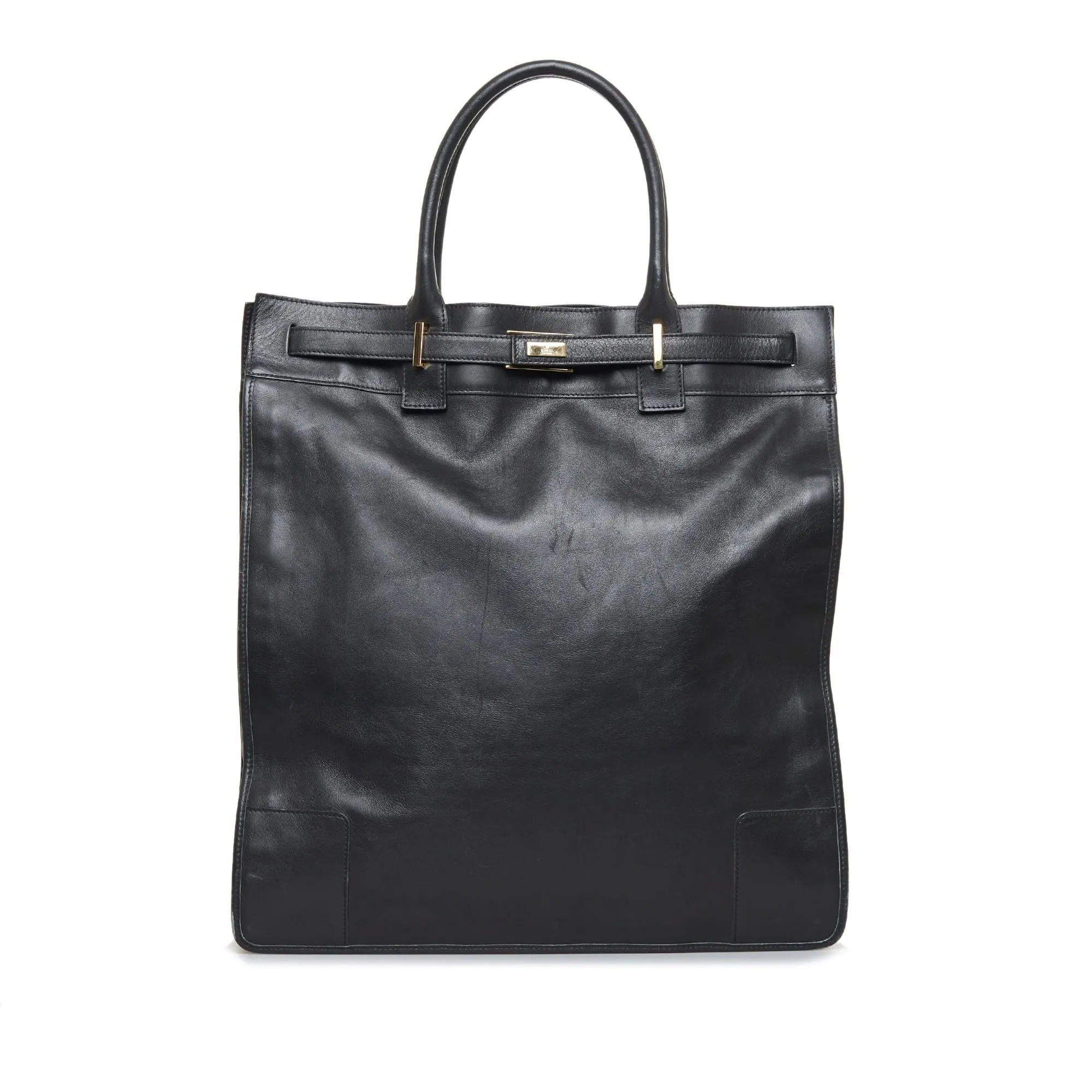 Gucci Leather Tote Bag (SHG-x1RoCi)