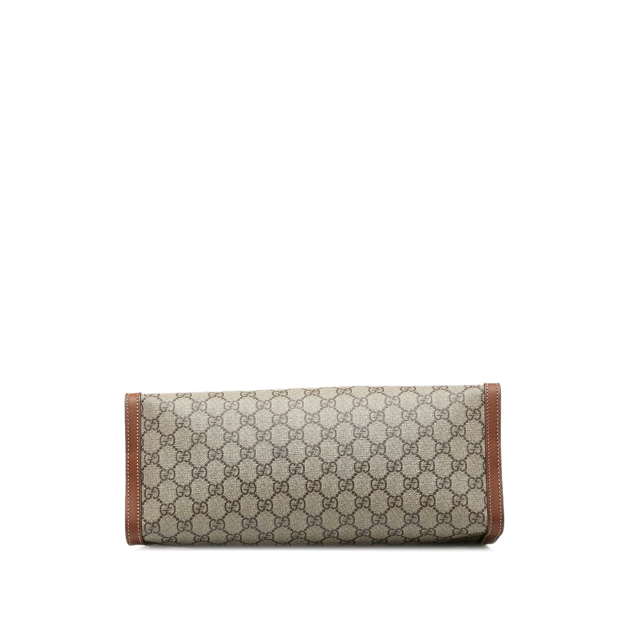 Gucci Medium GG Supreme Padlock Tote Bag (SHG-OWy58p)