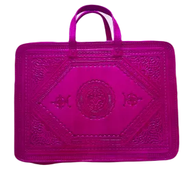 Heritage Portfolio Briefcase - Fushcia - Zellige