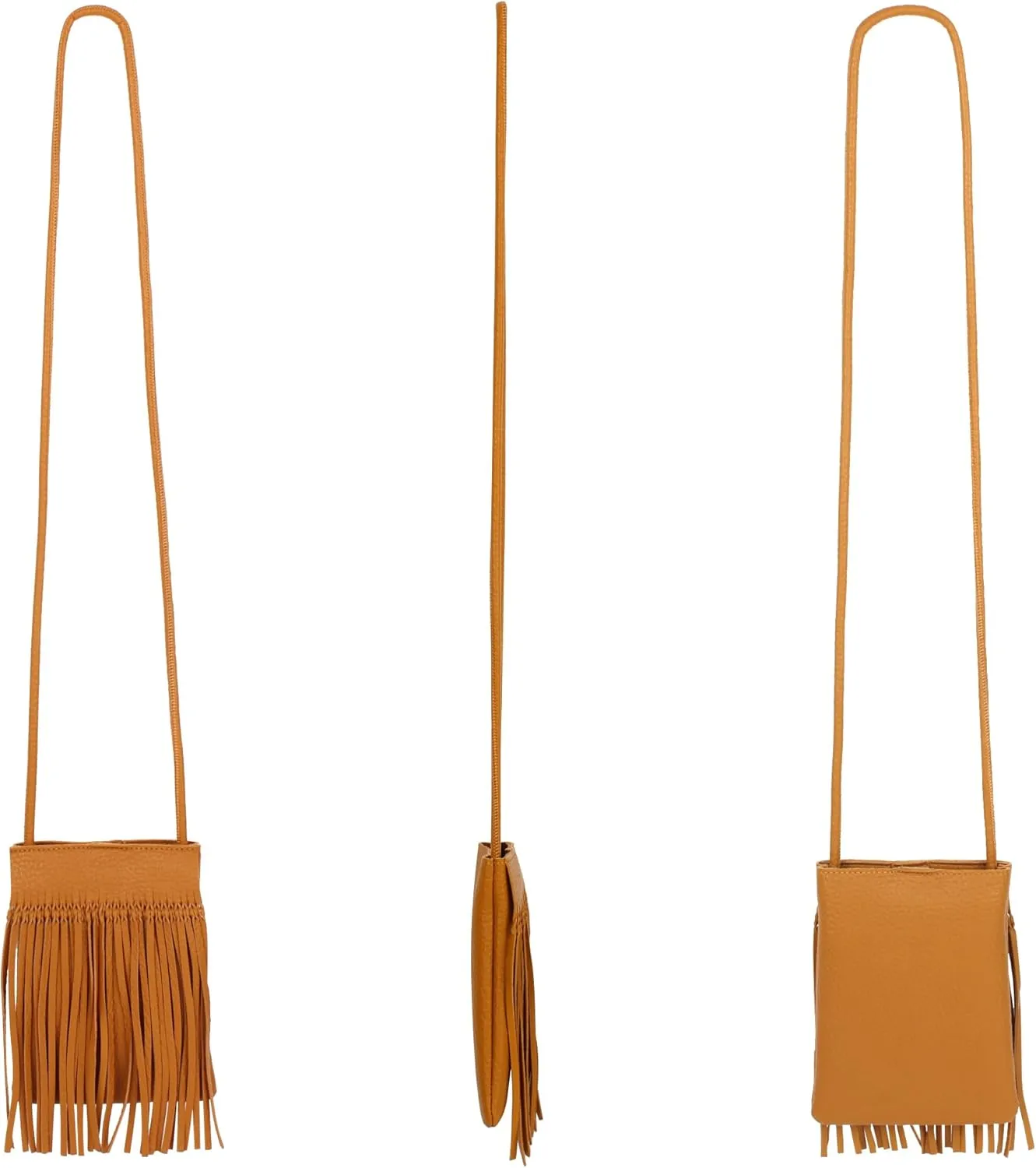 Hoce Womens Leather Fringe Messenger Bag Large Hobo Crossbody Tassel Shoulder Bags, Gift for Mom Wife Girlfriend