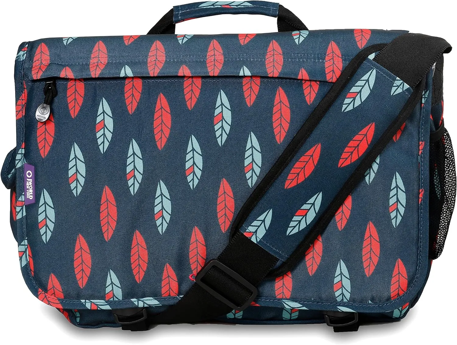 J World New York Thomas Laptop Messenger Bag for Women & Men. Kids Computer Bookbag