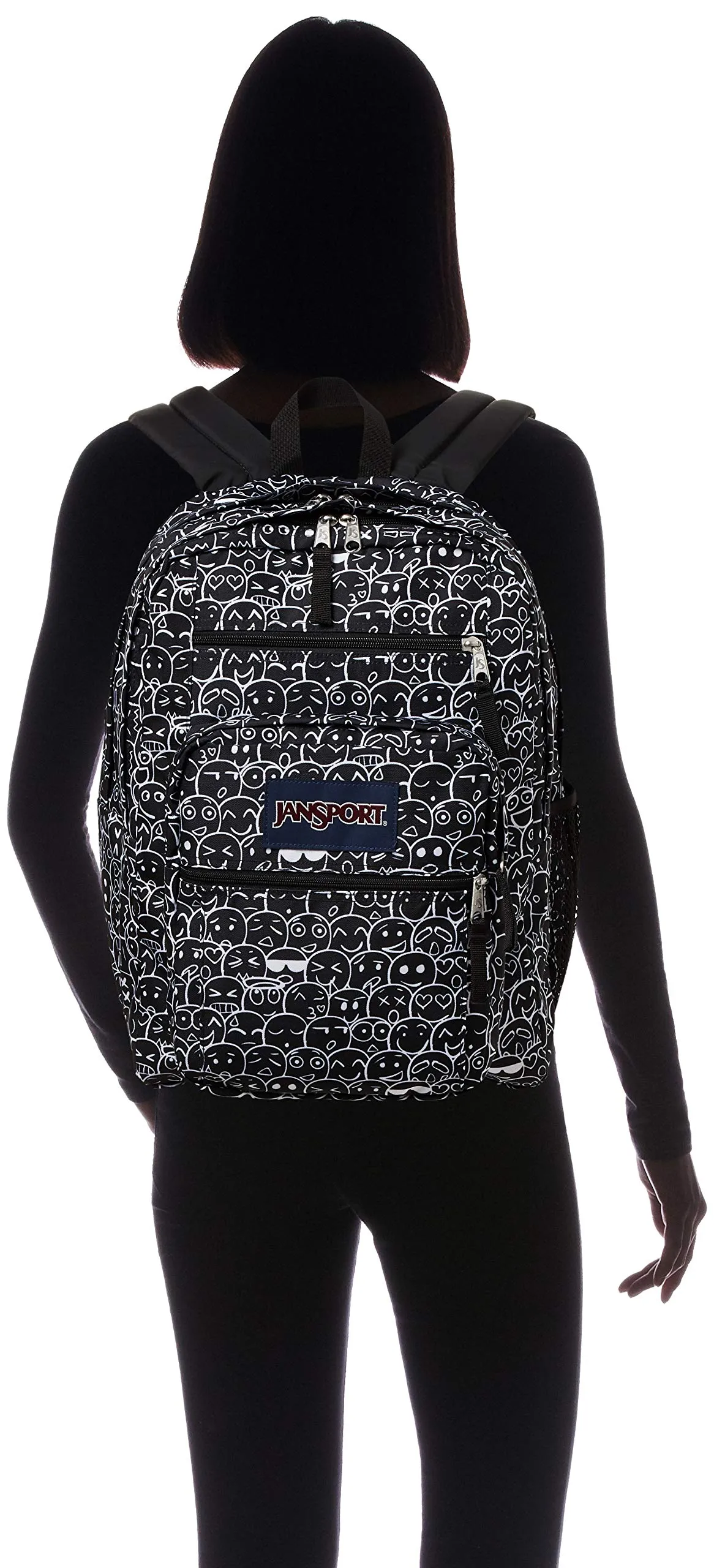 JanSport JS00TDN749J Big Student Backpack (Emoji Crowd)