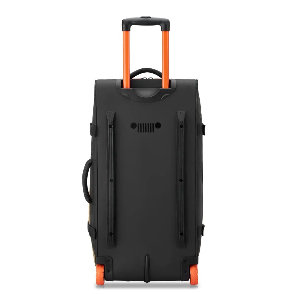 Jeep 73 cm 2-Wheel All Terrain Rolling Duffle Bag - Black