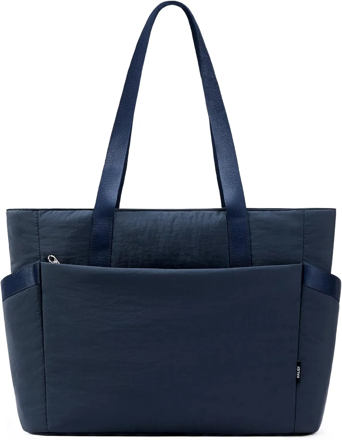 KALIDI Large Tote Bag for Women with Zipper, Quilted tote bag with Compartments,Laptop Casual Handbag Oversize Shoulder Bag