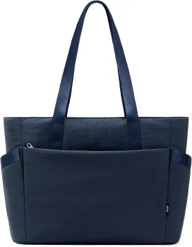 KALIDI Large Tote Bag for Women with Zipper, Quilted tote bag with Compartments,Laptop Casual Handbag Oversize Shoulder Bag