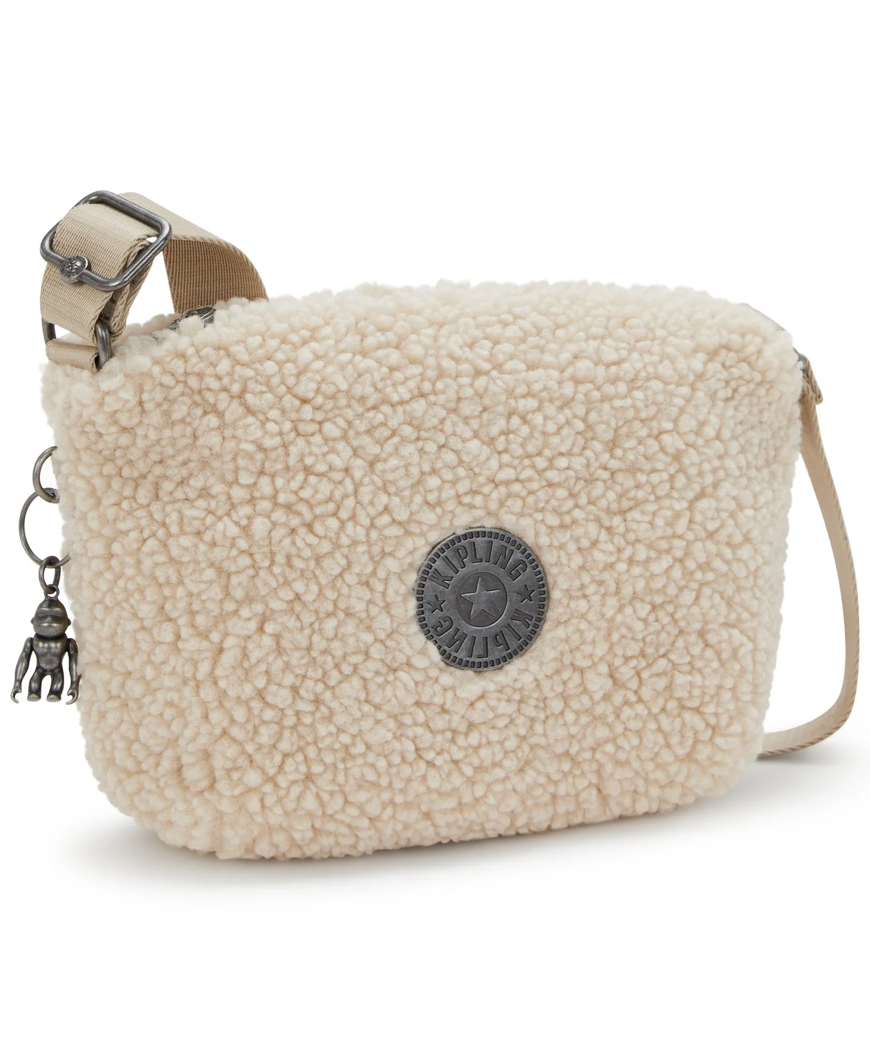 Kipling Ayna Natural Fuzz Small Crossbody Bag I4894-8PF